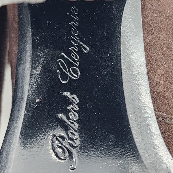 ROBERT CLERGERIE Brown Suede Ankle Bootie - Picture 12 of 12